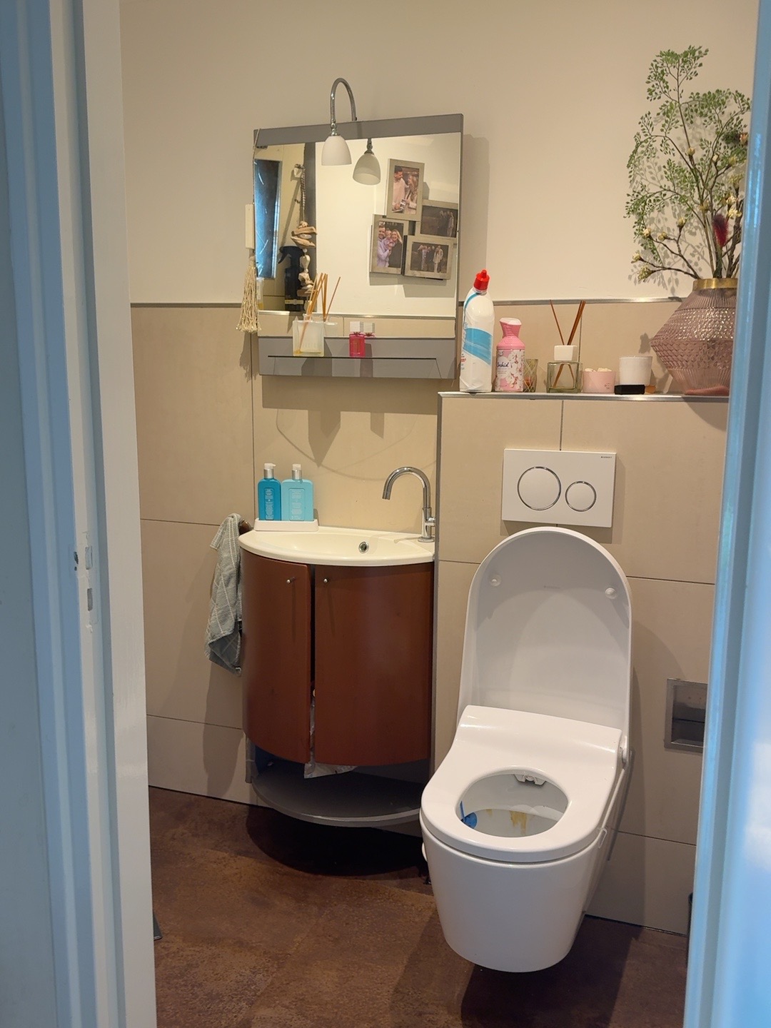 Toiletruimte voor digitale opruiming